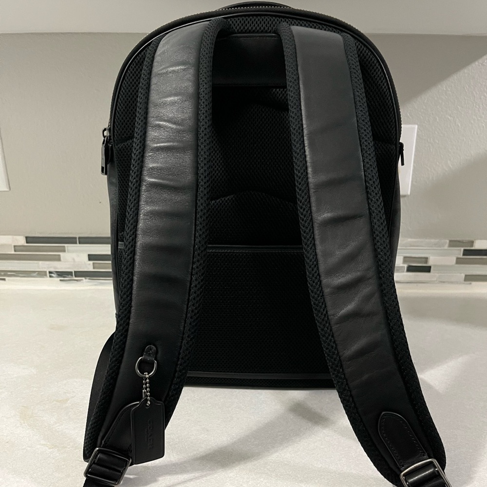 Coach Signature Black Men's Backpack - Picture 3 of 13